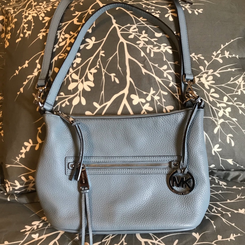 Michael Kors Powder Blue Rhea Handbag EUC